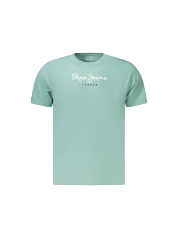 Pepe Jeans Hellblaues Baumwoll-T-Shirt