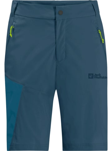 Jack Wolfskin Softshell-Funktionsshorts GLASTAL SHORTS M in Blau