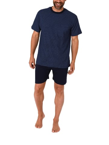 NORMANN Shorty kurzarm Schlafanzug Pyjama - 61324 in schwarz