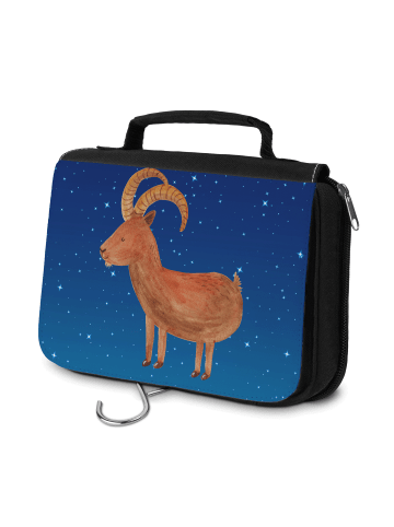 Mr. & Mrs. Panda Beautycase Sternzeichen Steinbock ohne Spruch in Sternenhimmel Blau