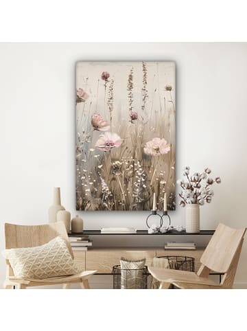 MuchoWow Leinwand bilder Blumenfeld (BxH)