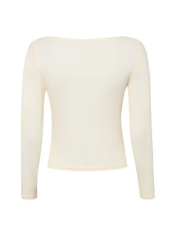 Noisy may Langarmshirt NMNusa in vanille