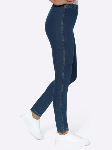Sieh an! Schlupfjeans in dark blue