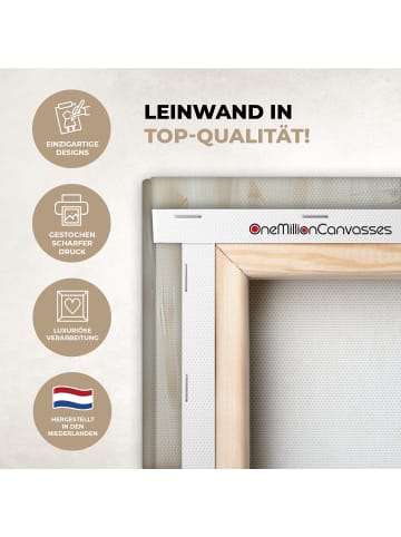 MuchoWow Leinwand Bilder Verbundene Figuren