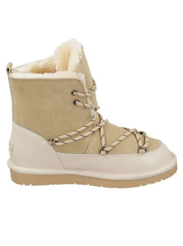 BIOSOFT Winterstiefel Extended Laceup in Beige Chstnt