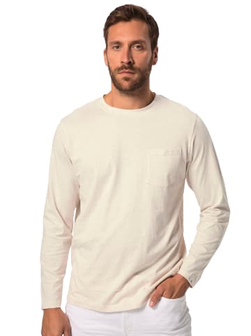 JP1880 Kurzarm T-Shirt in natur melange