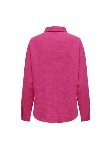 JDY Langarmbluse in Fuchsia Purple