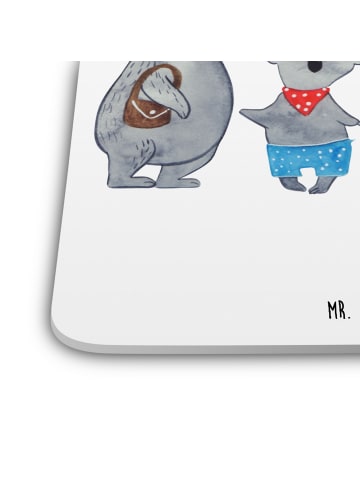 Mr. & Mrs. Panda Untersetzer für Gläser Koala Familie zwei ohne ... in Weiß