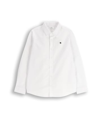 Coccodrillo Hemd mit langen Ärmeln REGULAR in weiß