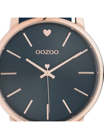 Oozoo Armbanduhr Oozoo Timepieces dunkelblau groß (ca. 40mm)
