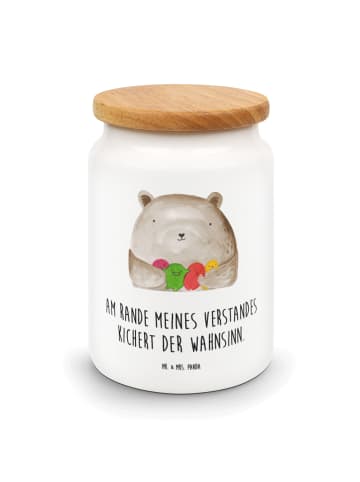 Mr. & Mrs. Panda Kaffeedose Bär Gefühl mit Spruch in Weiß