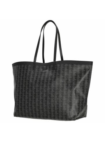 Lacoste Zely - Shopper 40 cm in monogram noir gris