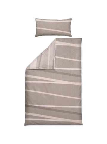 Erwin Müller Seersucker Wendebettwäsche in beige