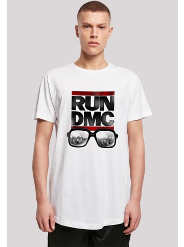 F4NT4STIC Long Cut T-Shirt Run DMC Glasses NYC in weiß