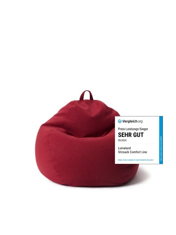 Lumaland Sitzsack Comfort 120l rot rot