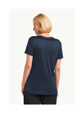 Jack Wolfskin Tshirt in Marine
