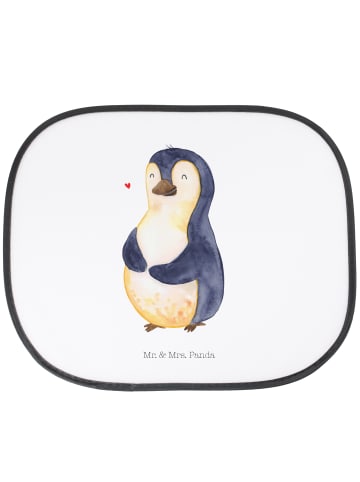 Mr. & Mrs. Panda Sonnenschutz Auto Pinguin Diät ohne Spruch in Weiß