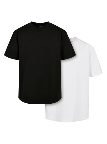 Urban Classics Lange T-Shirts in black+white