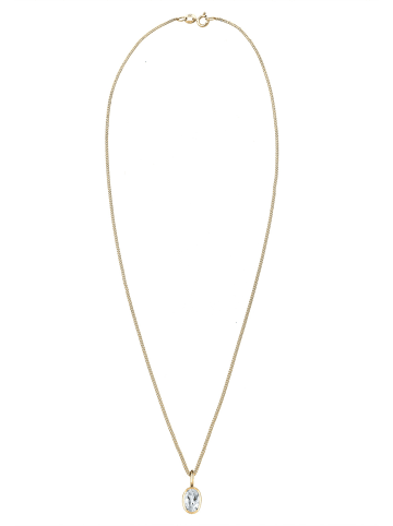 Elli Halskette 585 Gelbgold Oval in Gold