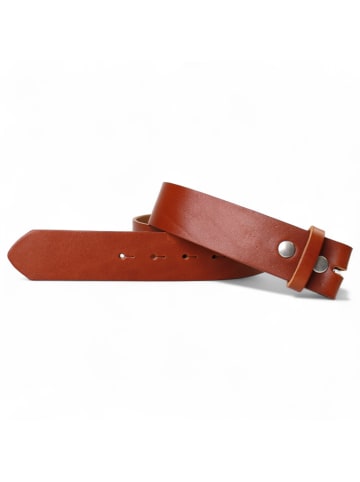 FRONHOFER Ledergürtel Wechselgürtel in Cognac