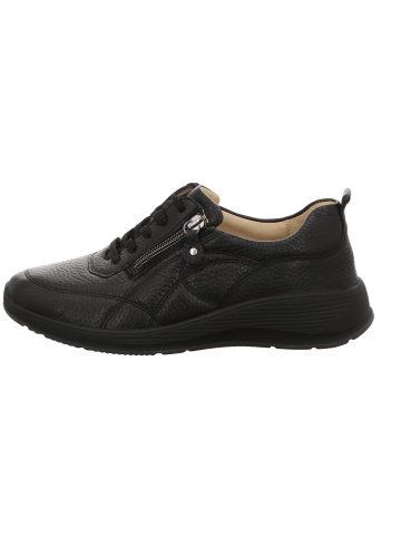 WALDLÄUFER Schnürschuh bequem in schwarz