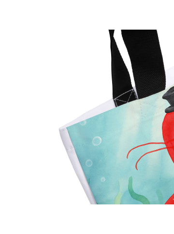 Mr. & Mrs. Panda Reisetasche Hummer Weizen Design ohne Spruch in Weiß