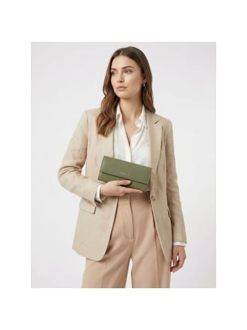 Lazarotti Bologna Leather Geldbörse Leder 19 cm in olive