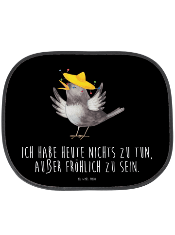 Mr. & Mrs. Panda Sonnenschutz Auto Rabe Sombrero mit Spruch in Schwarz