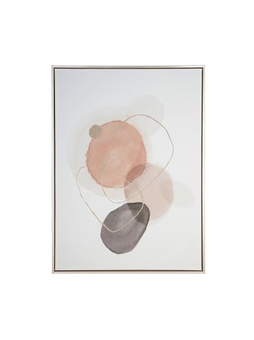 GILDE Gemälde "Aquarell" in Creme - H. 70 cm - B. 50 cm