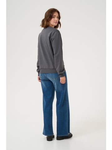 Kaffe Sweatshirt KAsun Loose fit in Black Oyster