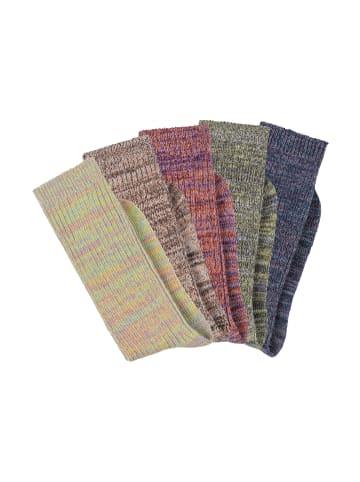LASCANA Socken in gelb-bunt, grün-bunt, rot-bunt, blau-bunt