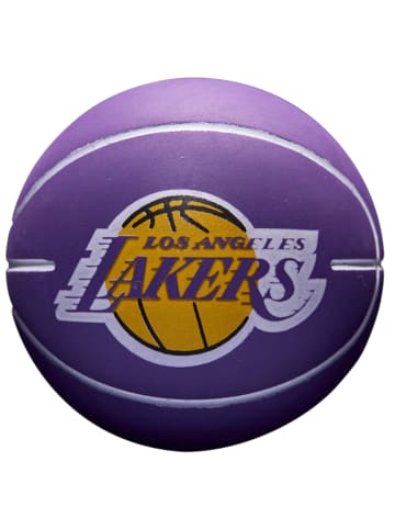 Wilson Wilson NBA Dribbler Los Angeles Lakers Mini Ball in Violett