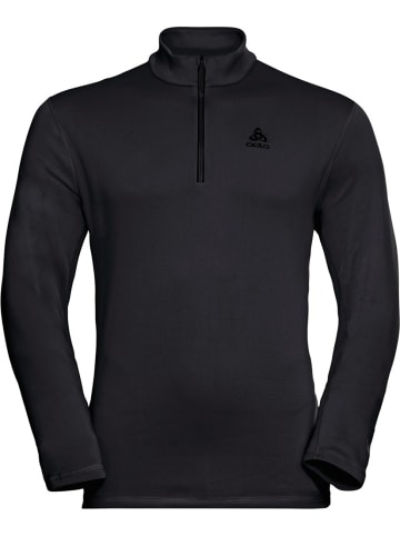 Odlo Longsleeve "Midlayer 1/2 Zip Berra" in Schwarz