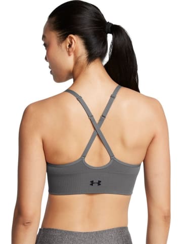 Under Armour Sport-BH "Vanish Seamless Low Bra" in Grau