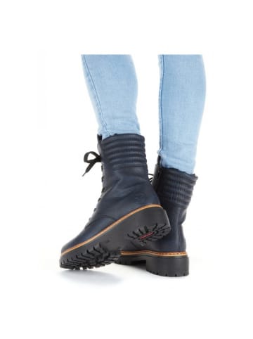 rieker Schnürstiefel in Blau