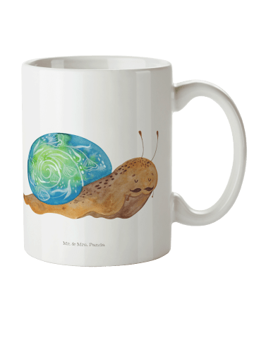 Mr. & Mrs. Panda Tasse Schnecke Sir ohne Spruch in Weiß