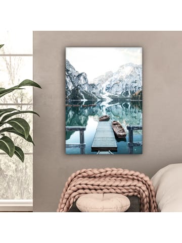 OnlyWow Leinwand Bilder Bergsee