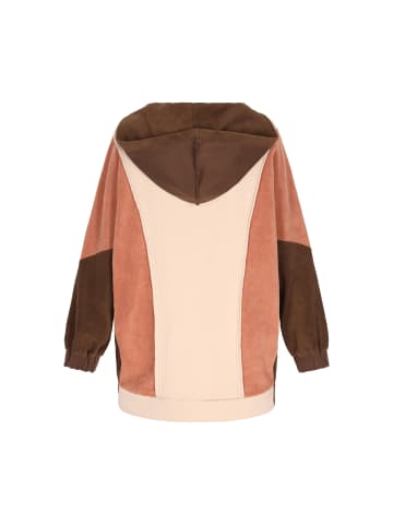 Swirly Women Sweatshirt in Beige