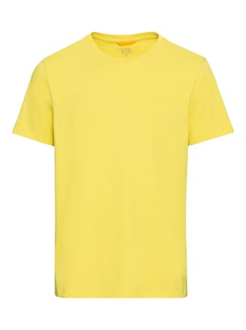 Camel Active Jersey T-Shirt aus zertifiziertem Organic Cotton in Gelb