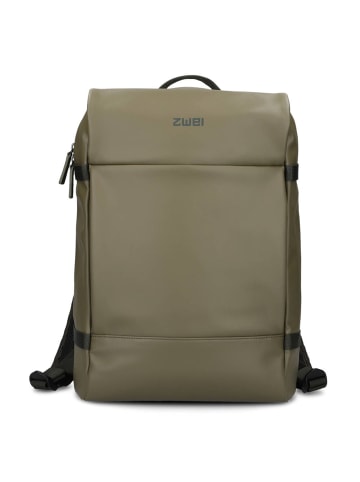 Zwei Aqua Daypack 41 cm Laptopfach in olive