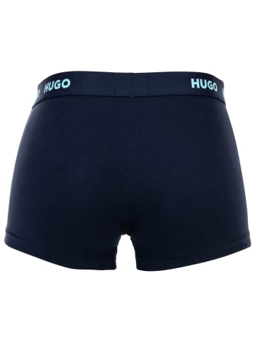 HUGO Boxershort 3er Pack in Blau (Navy)