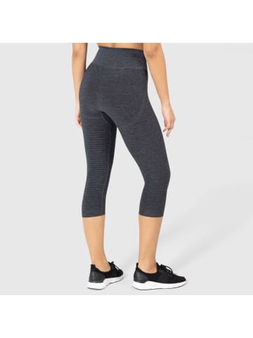 SMILODOX Capri Leggings Anita in Anthrazit Melange