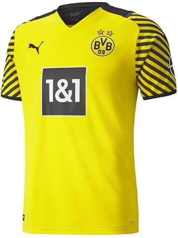 Puma Tshirt BVB Home Shirt Replica W Spo in Gelb