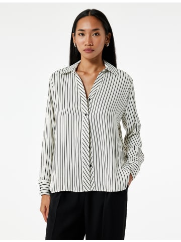 KOTON SHIRTS LS in Schwarz Gestreift