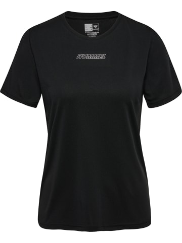 Hummel Hummel T-Shirt Hmlte Training Damen Dehnbarem Feuchtigkeitsabsorbierenden in BLACK