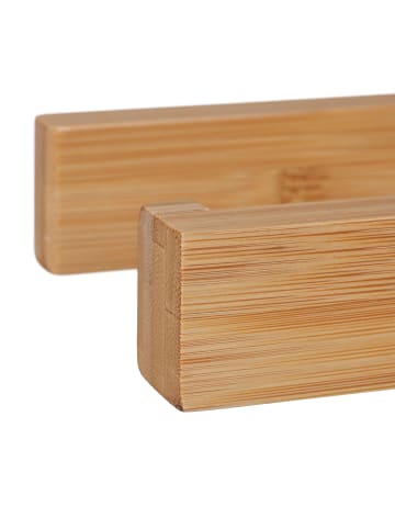 relaxdays Küchenrollenhalter in Natur - (B)31 x (H)3 x (T)9 cm