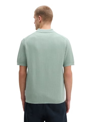 Marc O'Polo Strick-Poloshirt regular in Midnight Moss