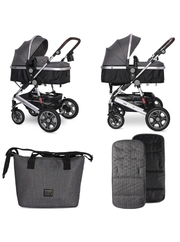 Lorelli Kinderwagen Lora in grau