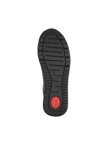 Tamaris Comfort-Sneaker aus Leder (niedrig) Schwarz