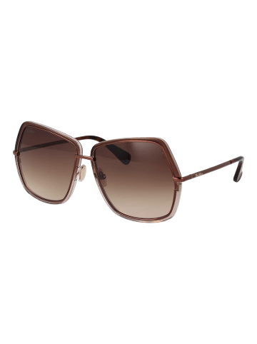 Max Mara Frauen Sonnenbrille Quadratisch Bronze